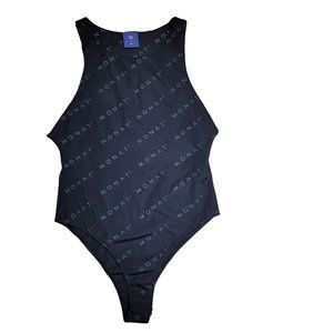 MONAT High Neck Body Suit Black Size Small